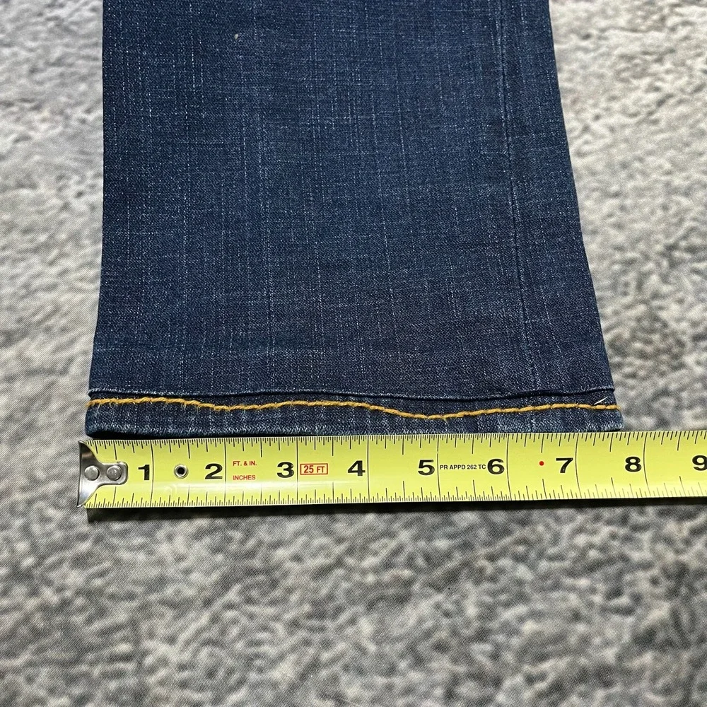 True Religion Johnny Big T Jeans 30x32 Blue Low Rise Straight Y2K Hip-Hop Grunge